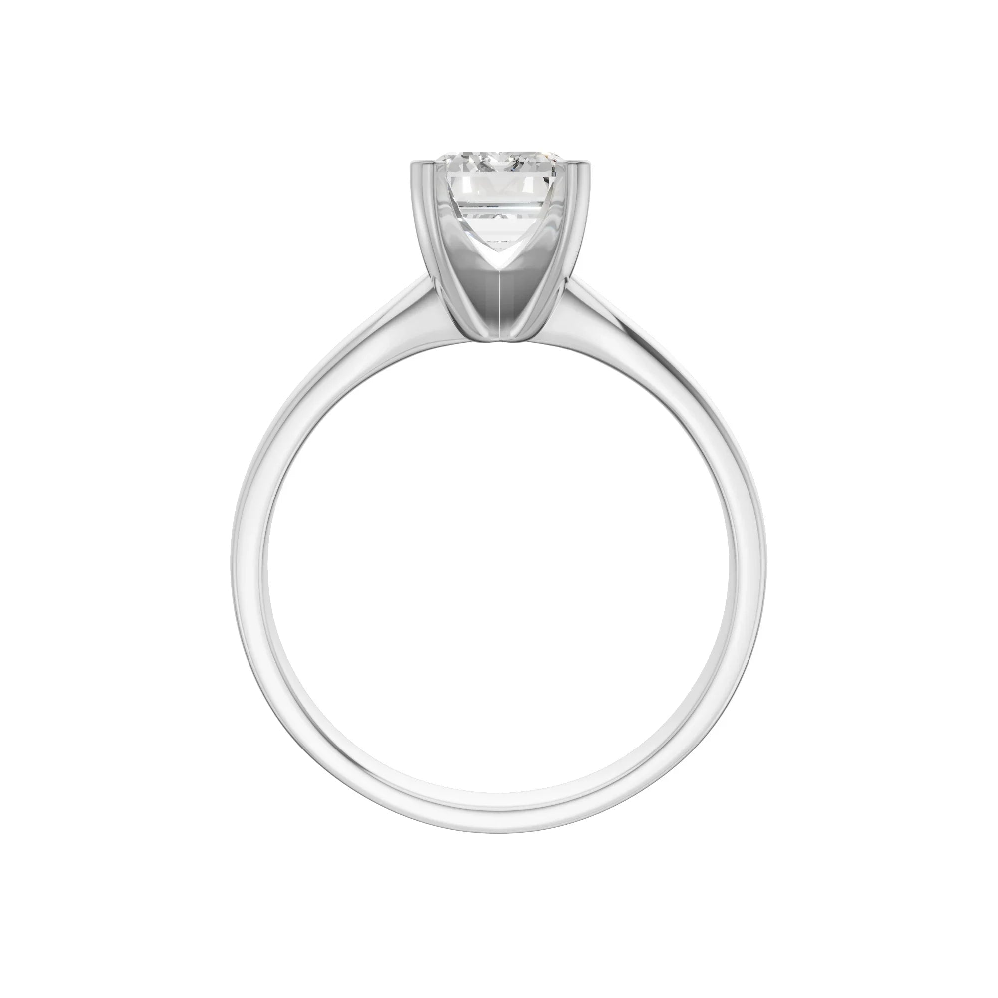 Radiant Cut Solitaire Ring 5.0Ct Certified