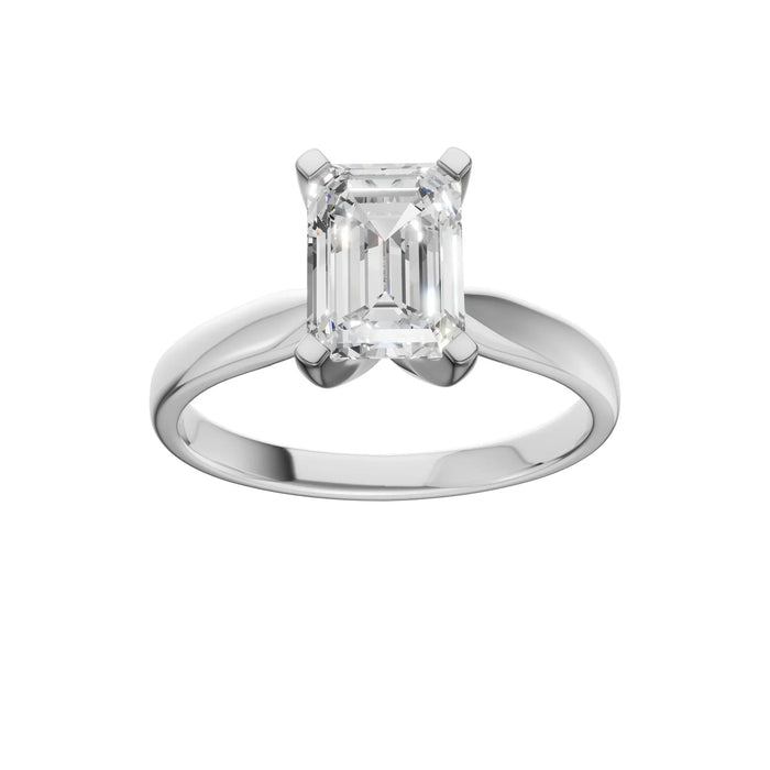 Radiant Cut Solitaire Ring 5.0Ct Certified