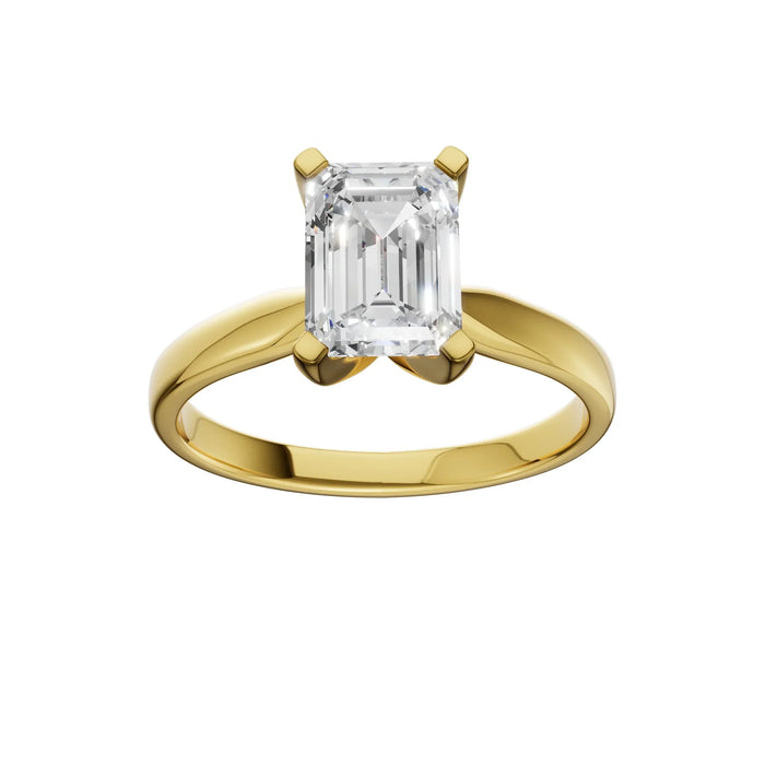 Radiant Cut Solitaire Ring 5.0Ct Certified