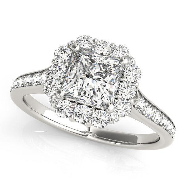 Halo Engagement Ring | Lab-Grown Diamonds