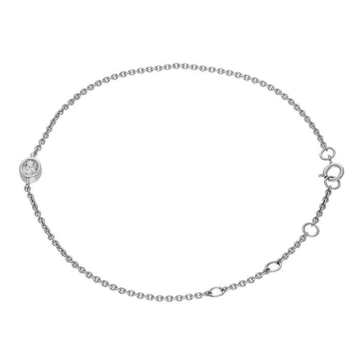 Fine Diamond Solitaire Trio Bracelet Bracelets | Missoma