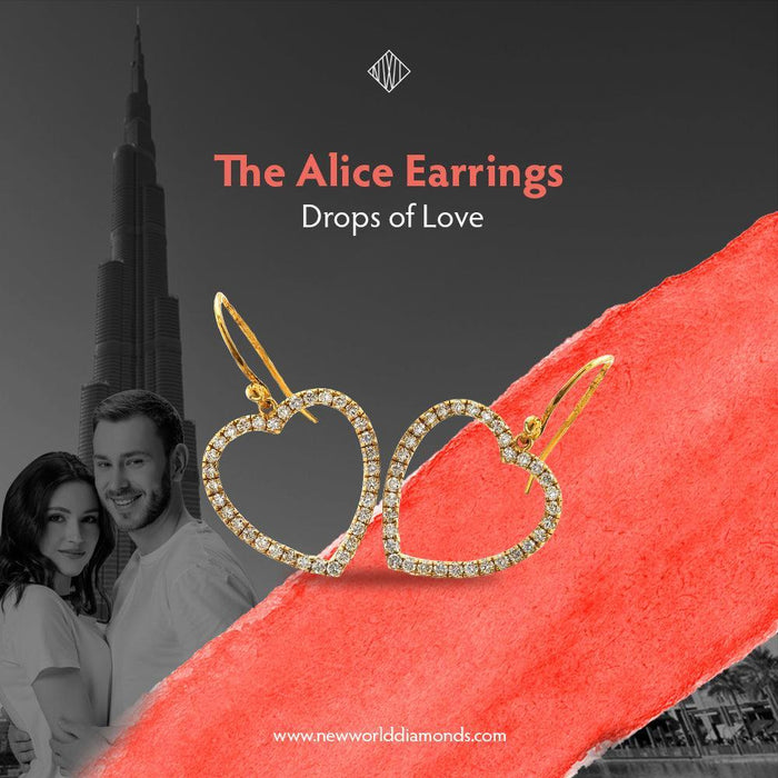 Alice Earrings 1.00 Ct. T.W. - New World Diamonds - Earrings