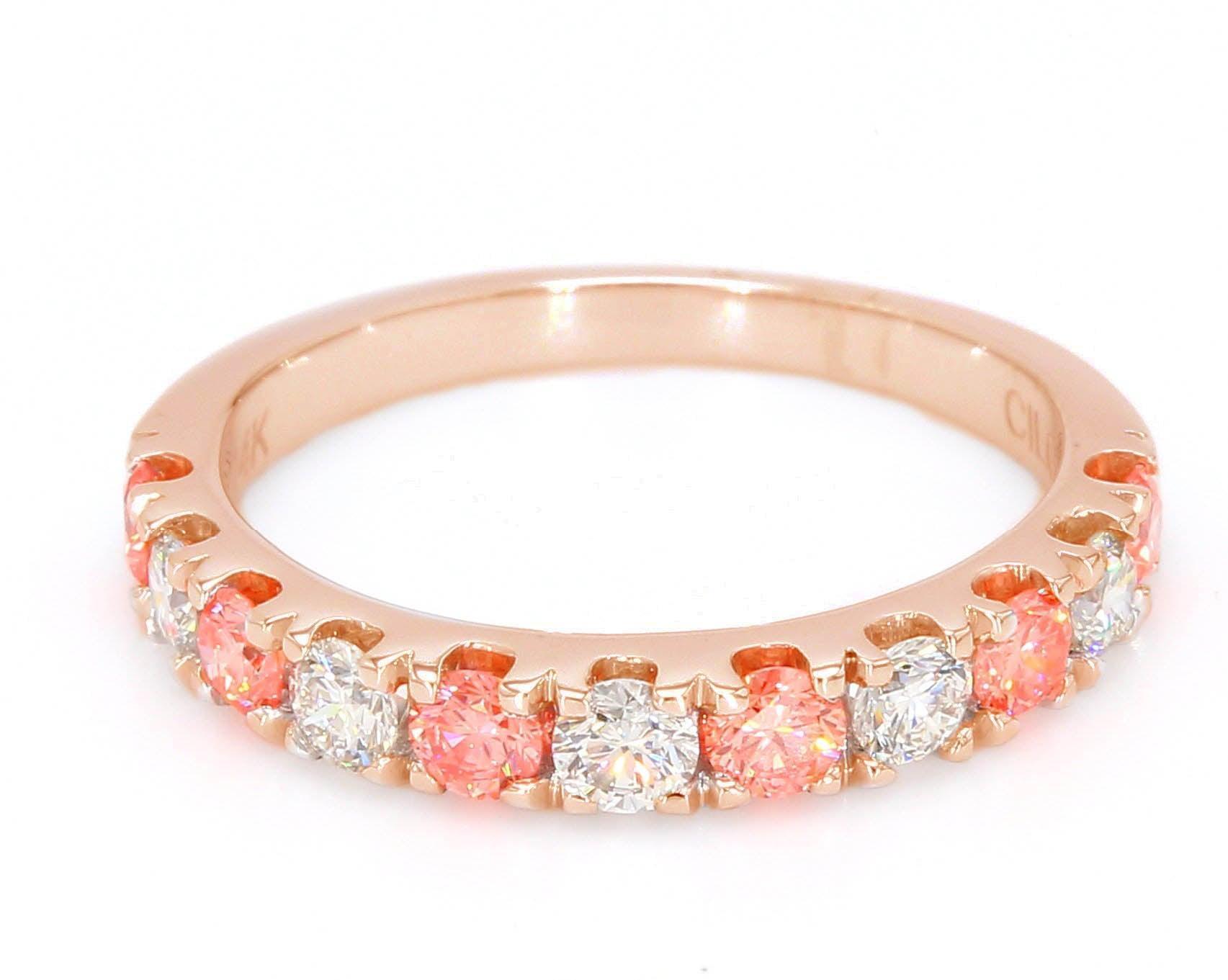 Amanda Ring - 1.00Ctw Pink - Ring - gemstone - jewelry
