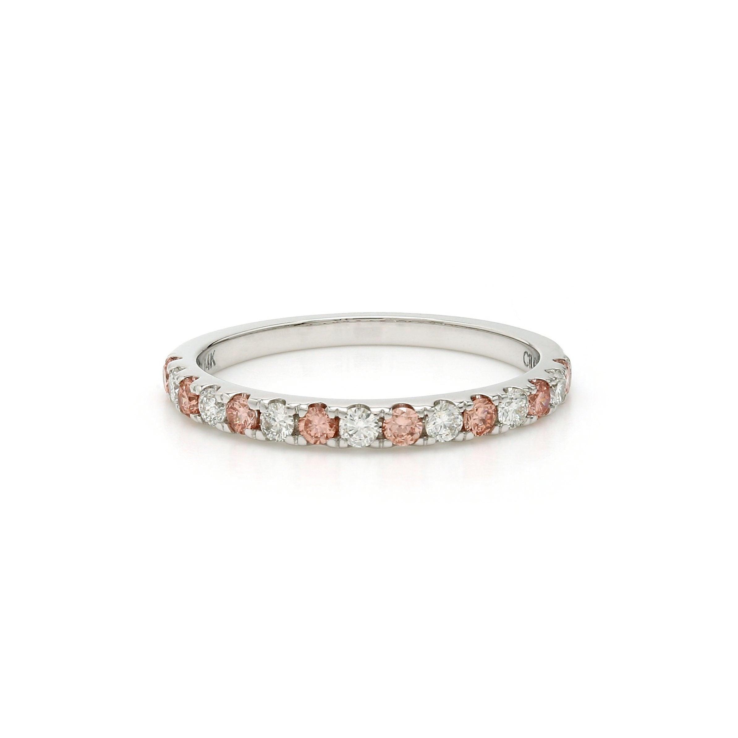 Amanda Ring - 1/2 Ct. T.W. Pink - New World Diamonds - Ring