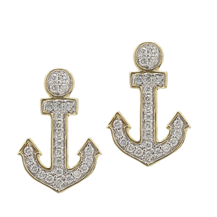 Anchor Earrings 1/2 Ct. T.W. - New World Diamonds - Earrings
