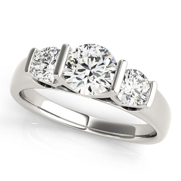 Audrey 3 Stone Ring - New World Diamonds - Ring