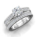 Avalon Bridal Set - 1 5/6 Ct. T.W. 14K IGI Certified I-VS - New World Diamonds - BridalSets