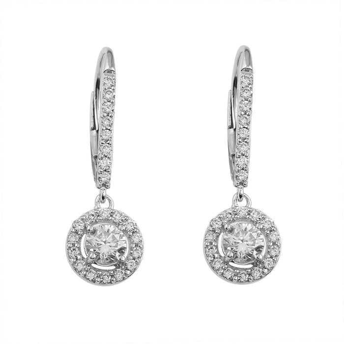 Beatrice Earrings 1.00 Ct. T.W. - New World Diamonds - Earrings