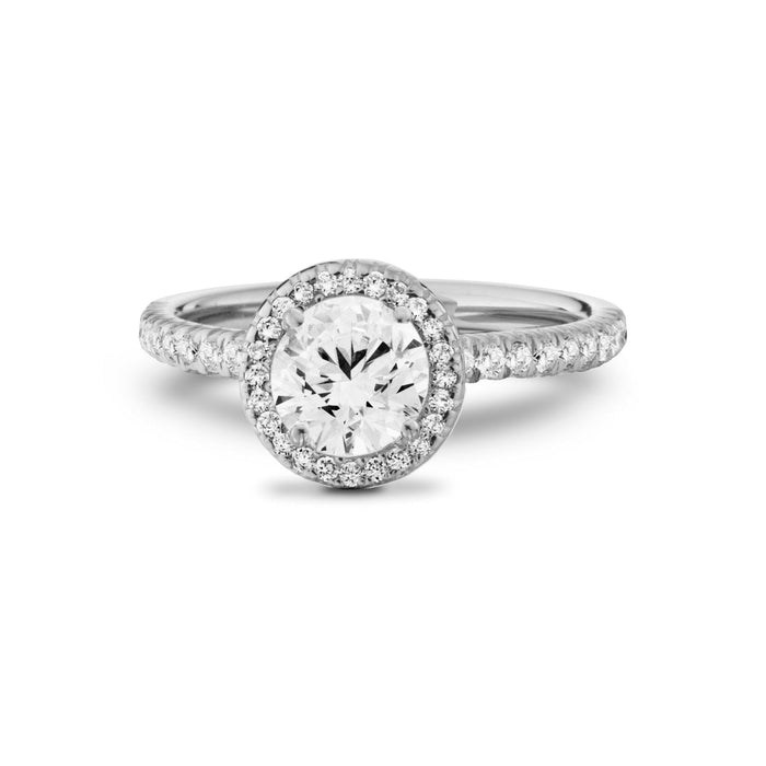 Bianca Halo Engagement Ring 1 1/3Ctw - New World Diamonds - Ring