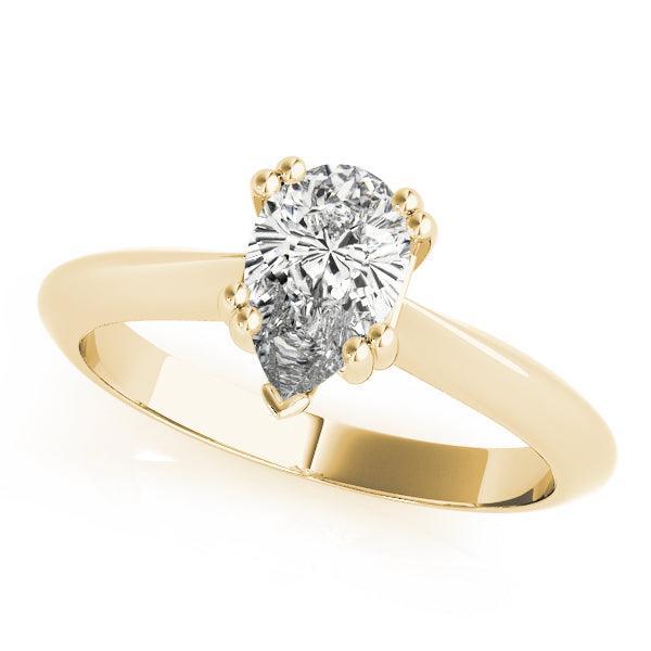 Brooklyn Pear Engagement Ring 1.0 Ct IGI Certified - New World Diamonds - Ring