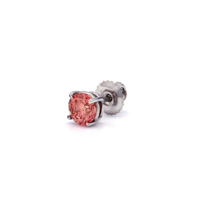 Carlton Earring 0.40 Ct. Pink - New World Diamonds - Earrings