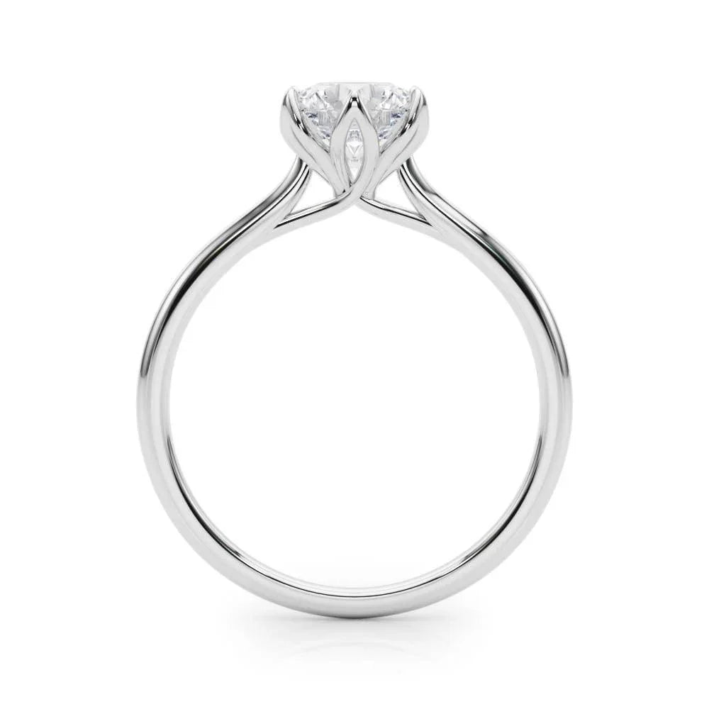 Carly Engagement Ring 1.0 Ct IGI Certified - Ring - gemstone - jewelry