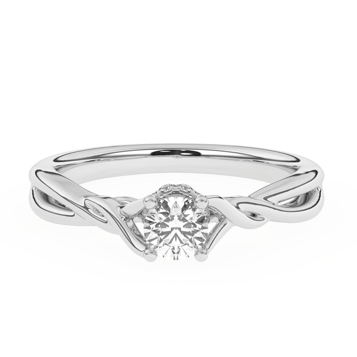 Celia Hidden Halo Setting - Settings - gemstone - jewelry