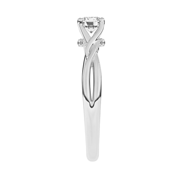 Celia Hidden Halo Setting - Settings - gemstone - jewelry