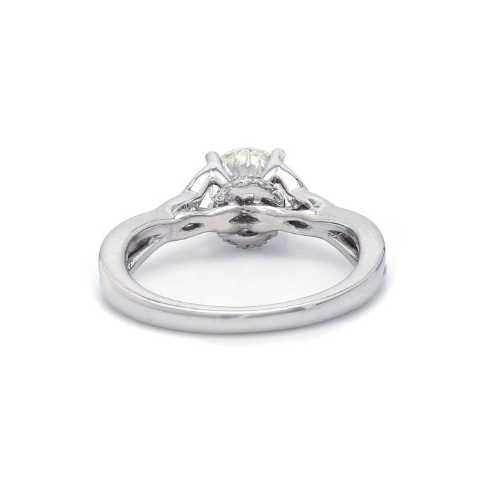 Celia Hidden Halo Setting - Settings - gemstone - jewelry