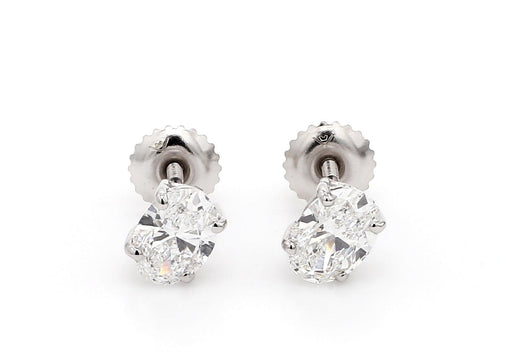 Classic Oval Earrings 2.0 CTW. IGI Certified - New World Diamonds - Earrings