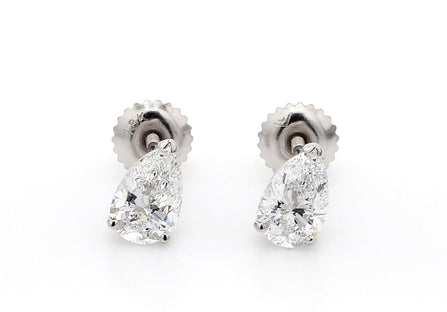 Classic Pear Shaped Earrings 2.0 CTW. IGI Certified - Earrings - gemstone - jewelry