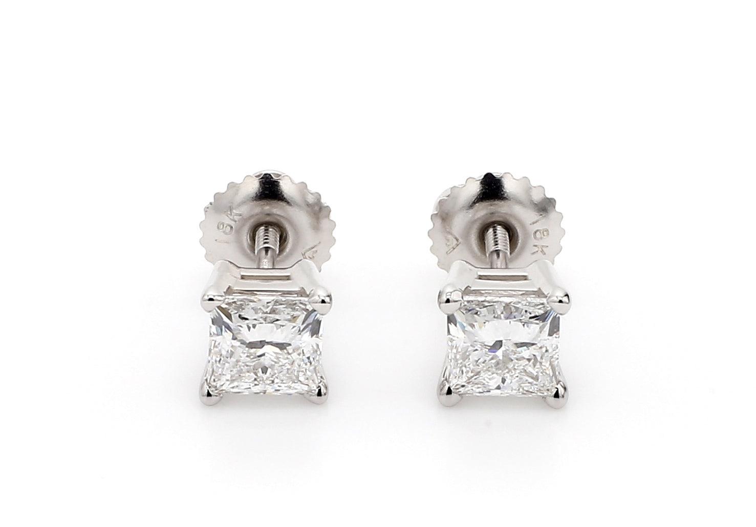 Classic Princess Earrings 2.0 CTW. IGI Certified - New World Diamonds - Earrings
