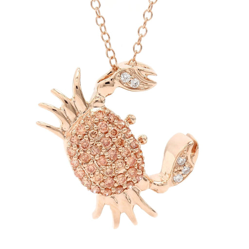 Crab Pendant 1/2Ctw - Pendant - gemstone - jewelry