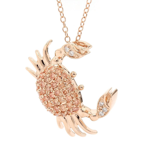 Crab Pendant 1/2Ctw - Pendant - gemstone - jewelry