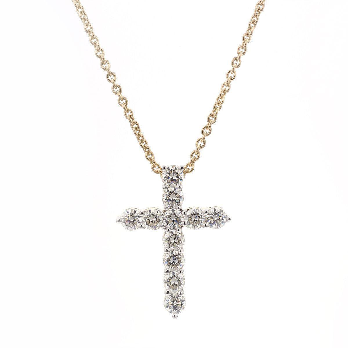 Cross 3 1/2Ctw Pendant - Pendant - gemstone - jewelry
