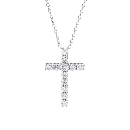 Cross Pendant - 1.0Ctw - Pendant - gemstone - jewelry