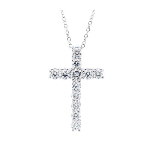 Cross Pendant - 2.0Ctw - Pendant - gemstone - jewelry