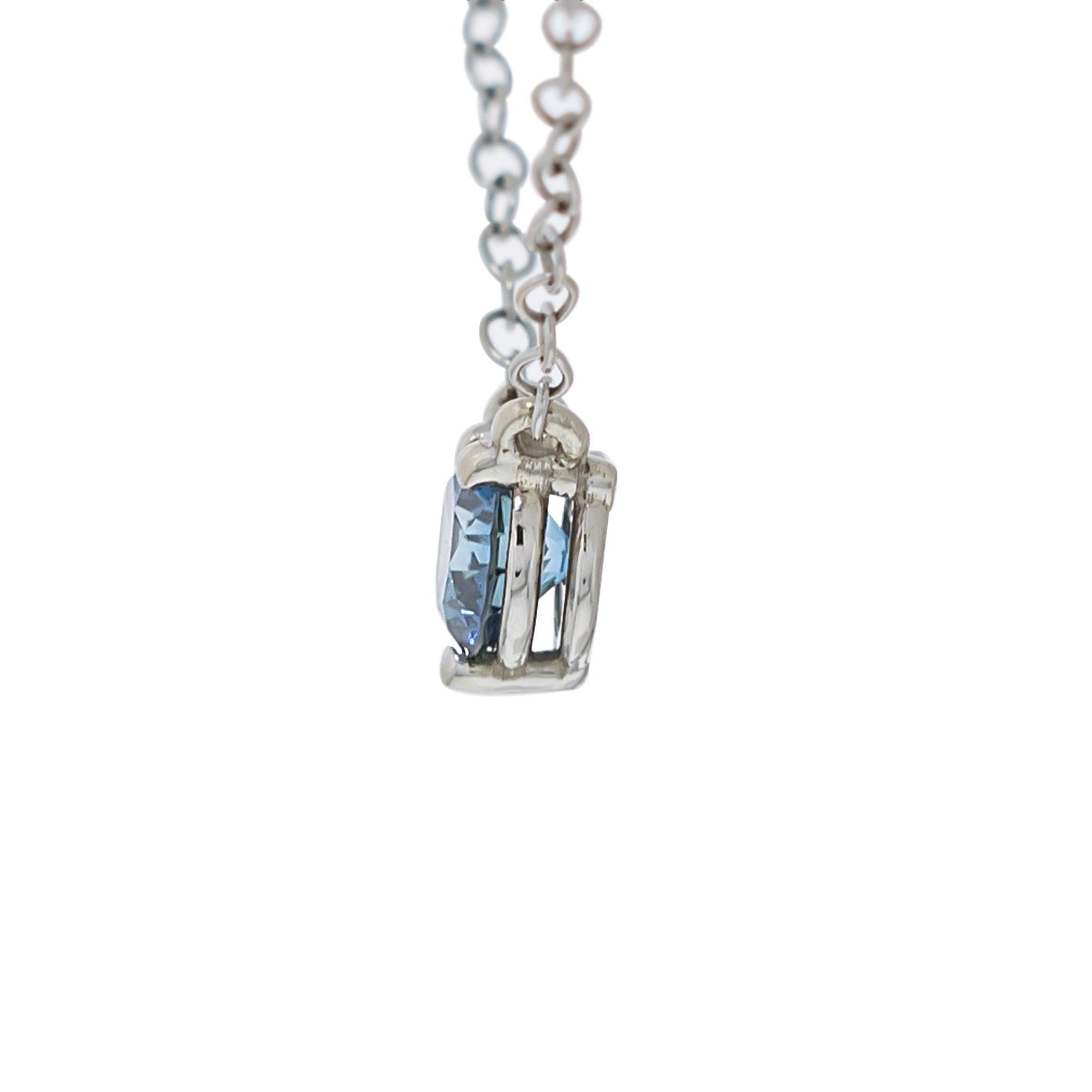 Danielle Necklace - 1/3 Ct. T.W. Blue - Necklace - gemstone - jewelry