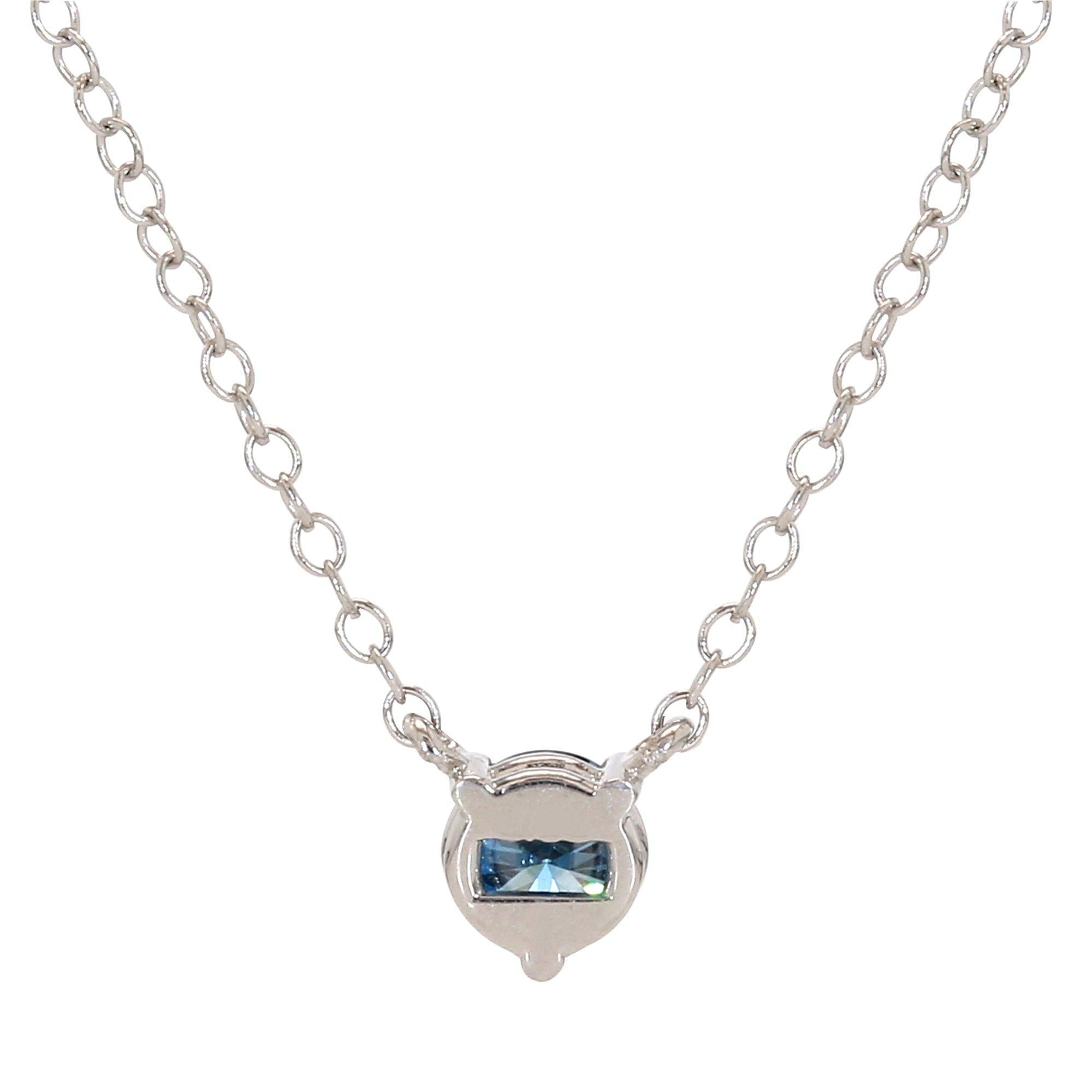 Danielle Necklace - 1/3 Ct. T.W. Blue - Necklace - gemstone - jewelry