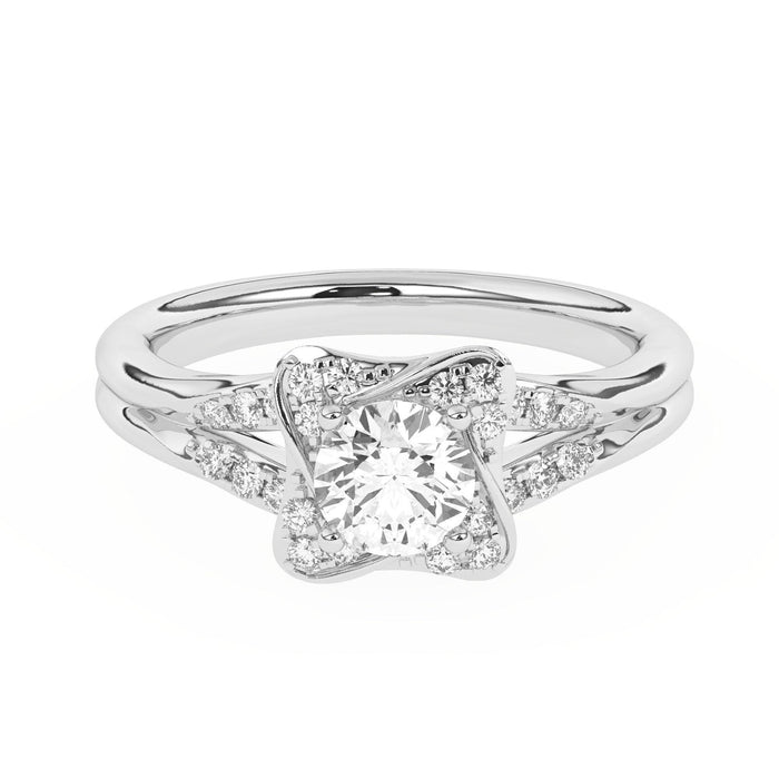 Daphne Halo Engagement Ring - New World Diamonds - Ring