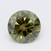 Loose 2.01 Carat Dark Green VS2 IGI Certified Lab Grown Round Diamonds