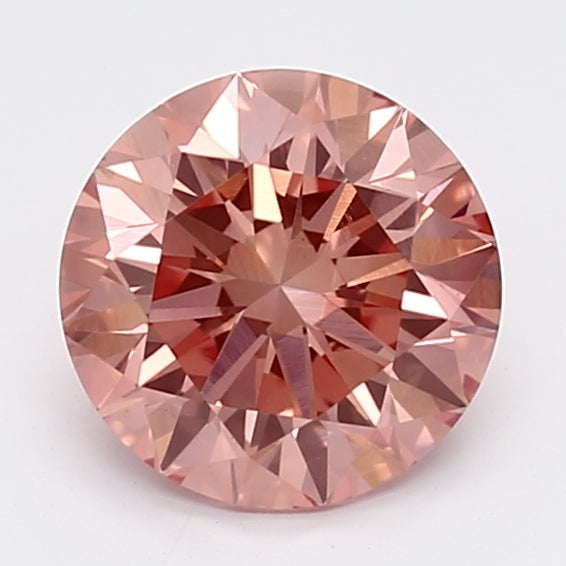 Loose 1.51 Carat Deep Pink VVS2 IGI Certified Lab Grown Round Diamonds