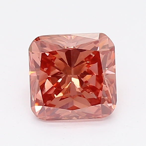 Loose 1.04 Carat Deep Pink SI1 IGI Certified Lab Grown Cushion Diamonds