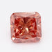 Loose 1.04 Carat Deep Pink SI1 IGI Certified Lab Grown Cushion Diamonds
