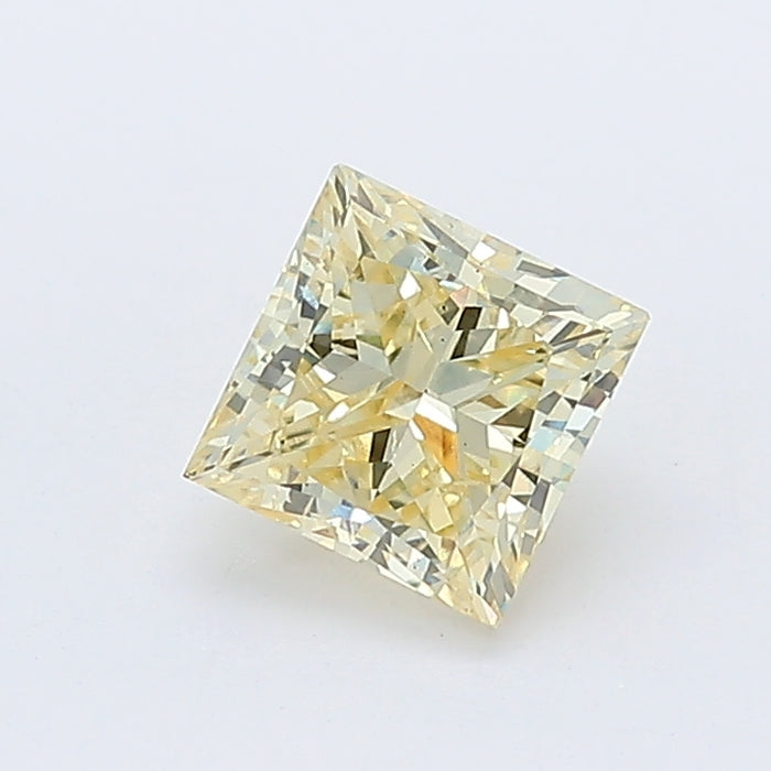 Loose 1 Carat Intense Yellow SI1 IGI Certified Lab Grown Princess Diamonds