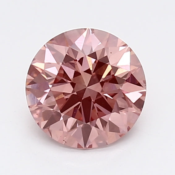 Loose 1.05 Carat Intense Pink VS2 IGI Certified Lab Grown Round Diamonds