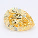 Loose 1.16 Carat Fancy Light Yellow SI1 IGI Certified Lab Grown Pear Diamonds
