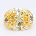 Loose 1.21 Carat Fancy Light Yellow SI1 IGI Certified Lab Grown Oval Diamonds