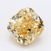 Loose 1.58 Carat Fancy Yellow SI2 IGI Certified Lab Grown Cushion Diamonds