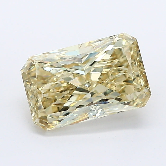 Loose 1.13 Carat Fancy Yellow VS2 IGI Certified Lab Grown Radiant Diamonds
