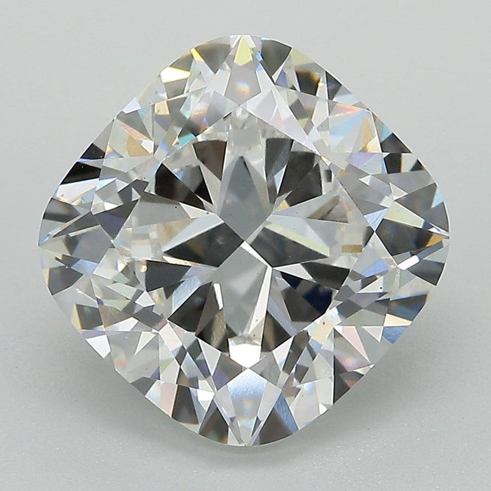 Loose 6.22 Carat F VS2 GIA Certified Lab Grown Cushion Diamonds