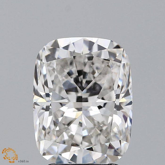 Loose 3.29 Carat G VS1 IGI Certified Lab Grown Cushion Diamonds