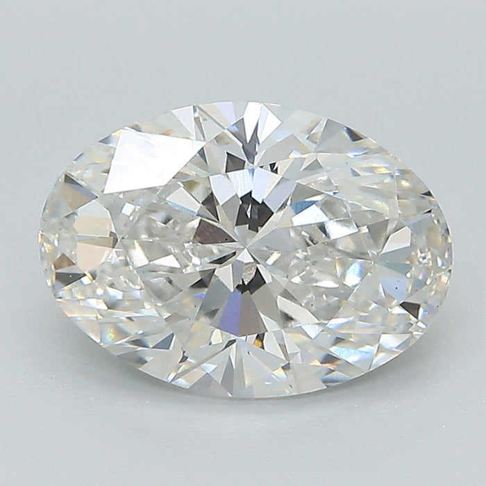 Loose 2.6 Carat F VS1 IGI Certified Lab Grown Oval Diamonds
