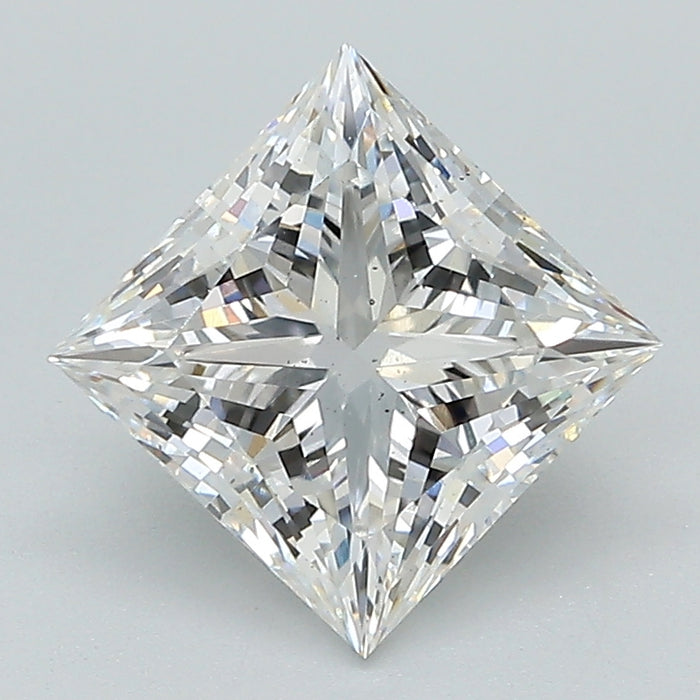 Loose 2.19 Carat F VS2 IGI Certified Lab Grown Princess Diamonds