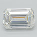Loose 2.88 Carat F VVS2 IGI Certified Lab Grown Emerald Diamonds