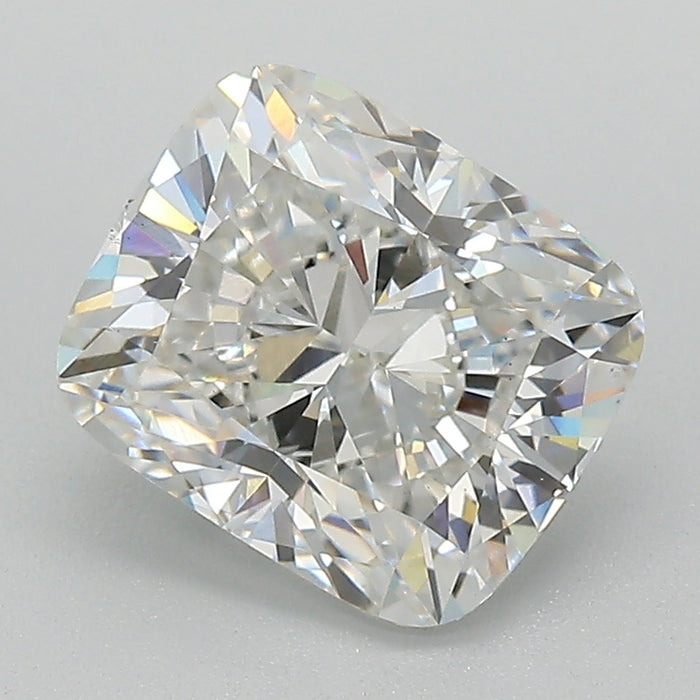 Loose 2.51 Carat F VS2 GCAL Certified Lab Grown Cushion Diamonds