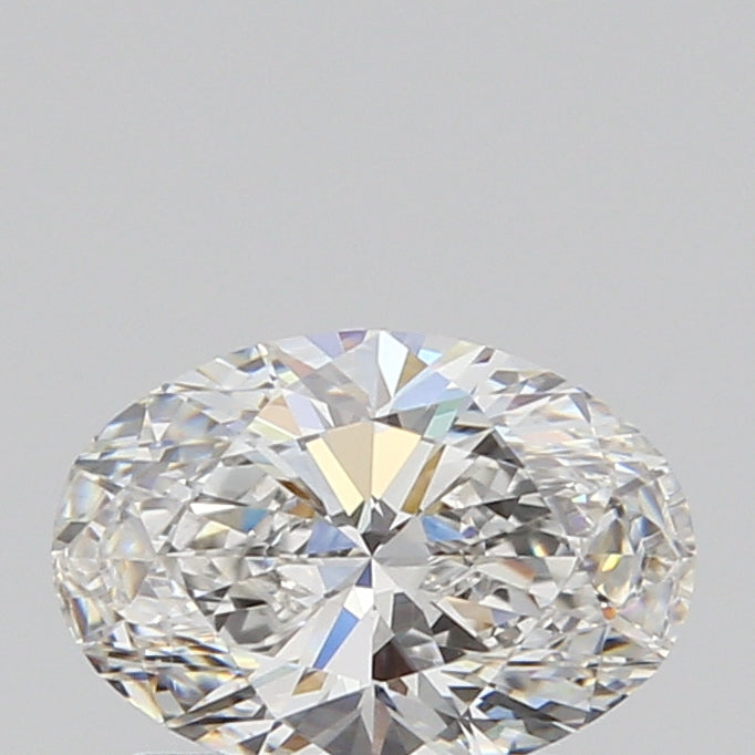 Loose 0.78 Carat F VS1 GCAL Certified Lab Grown Oval Diamonds