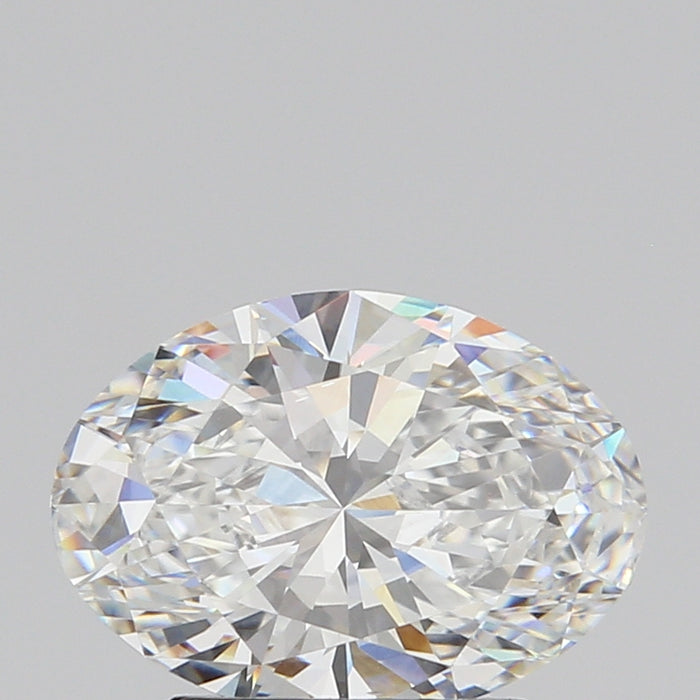 Loose 1.5 Carat F VS2 GCAL Certified Lab Grown Oval Diamonds