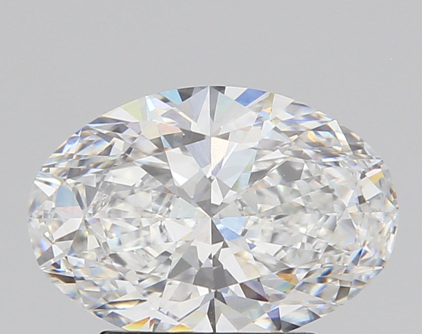 Loose 1.53 Carat D VVS2 GCAL Certified Lab Grown Oval Diamonds