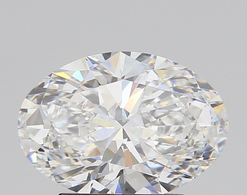 Loose 1.53 Carat E VS1 GCAL Certified Lab Grown Oval Diamonds